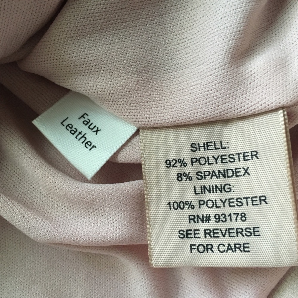 Philosophy light pink suede vest Medium EUC - Picture 6 of 7